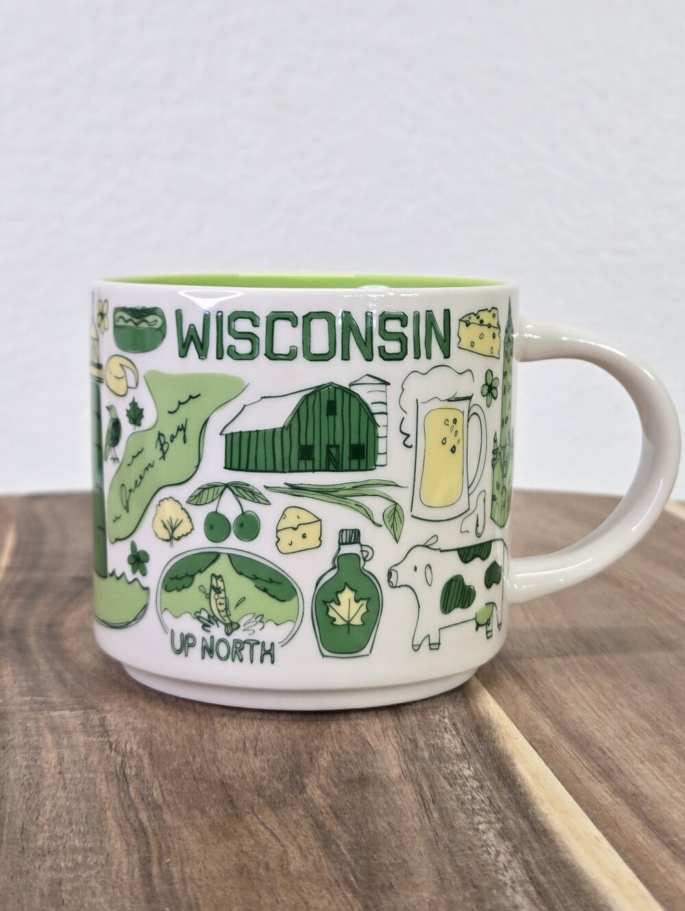 Starbucks Wisconsin Been There Series 14oz Mug The Dairy State Mug New No Box